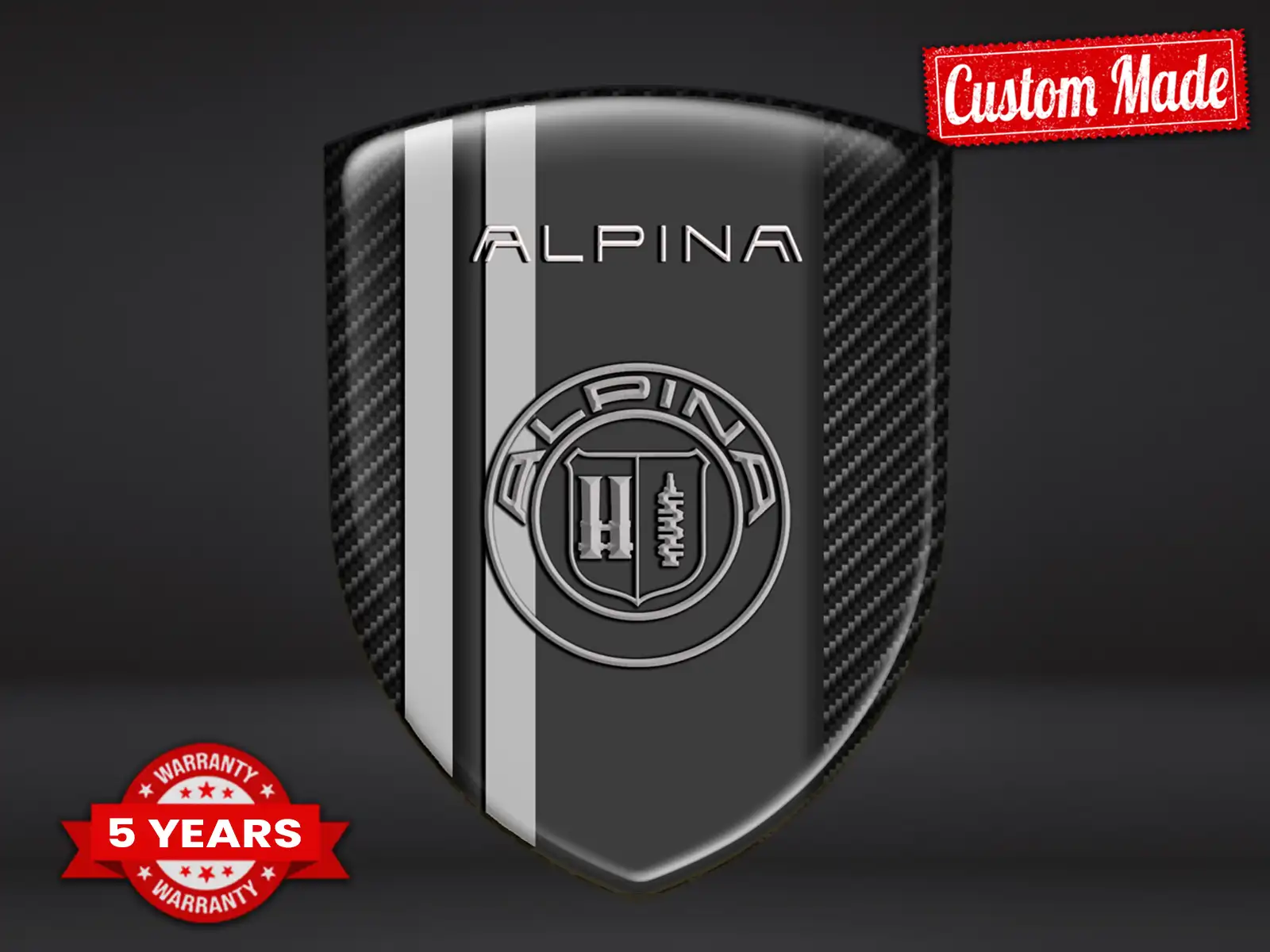 Alpina Adesivi Paraurti su Misura Auto Sport Standard Moderni